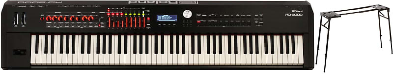 Roland RD-2000 Комплект 88-клавишного сценического фортепиано со сценическими подставками KS7150 Стойка для клавишных инструментов на платформе Roland + On-Stage RD-2000=1 KS7150=1
Roland RD-2000 Комплект 88-клавишного сценического фортепиано со сценическими подставками KS7150 Стойка для клавишных инструментов на платформе Roland + On-Stage RD-2000=1 KS7150=1