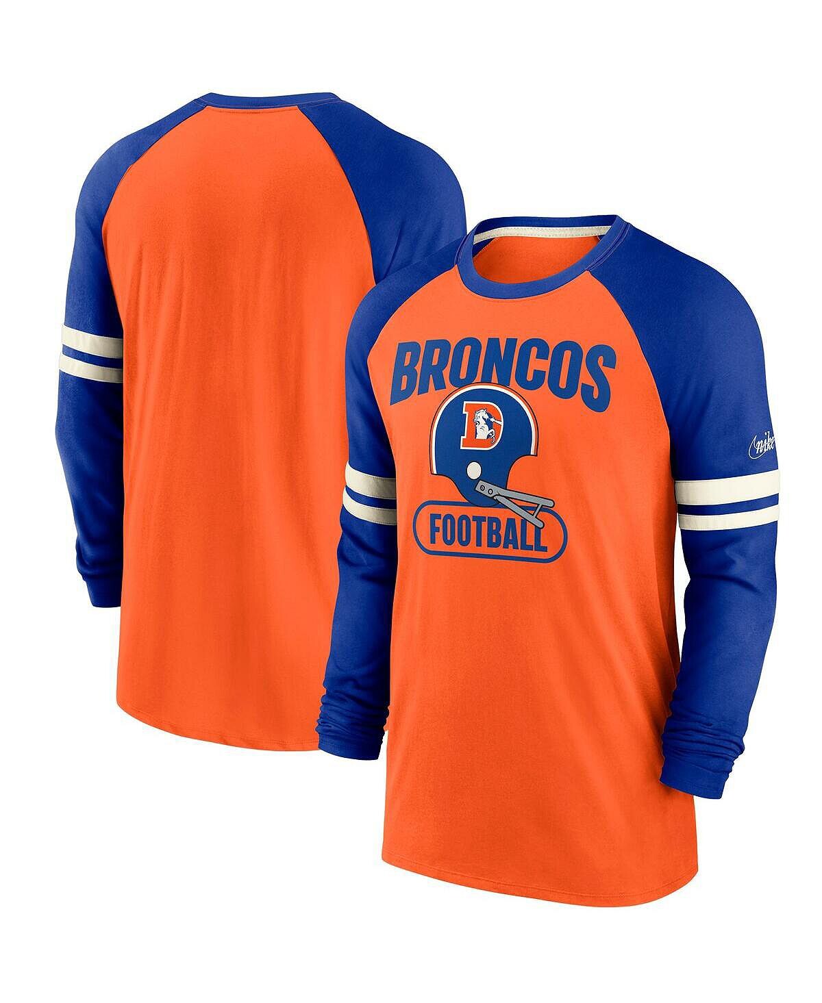 Мужская футболка с длинным рукавом реглан orange and royal denver broncos throwback Nike, мульти
Мужская футболка с длинным рукавом реглан orange and royal denver broncos throwback Nike, мульти