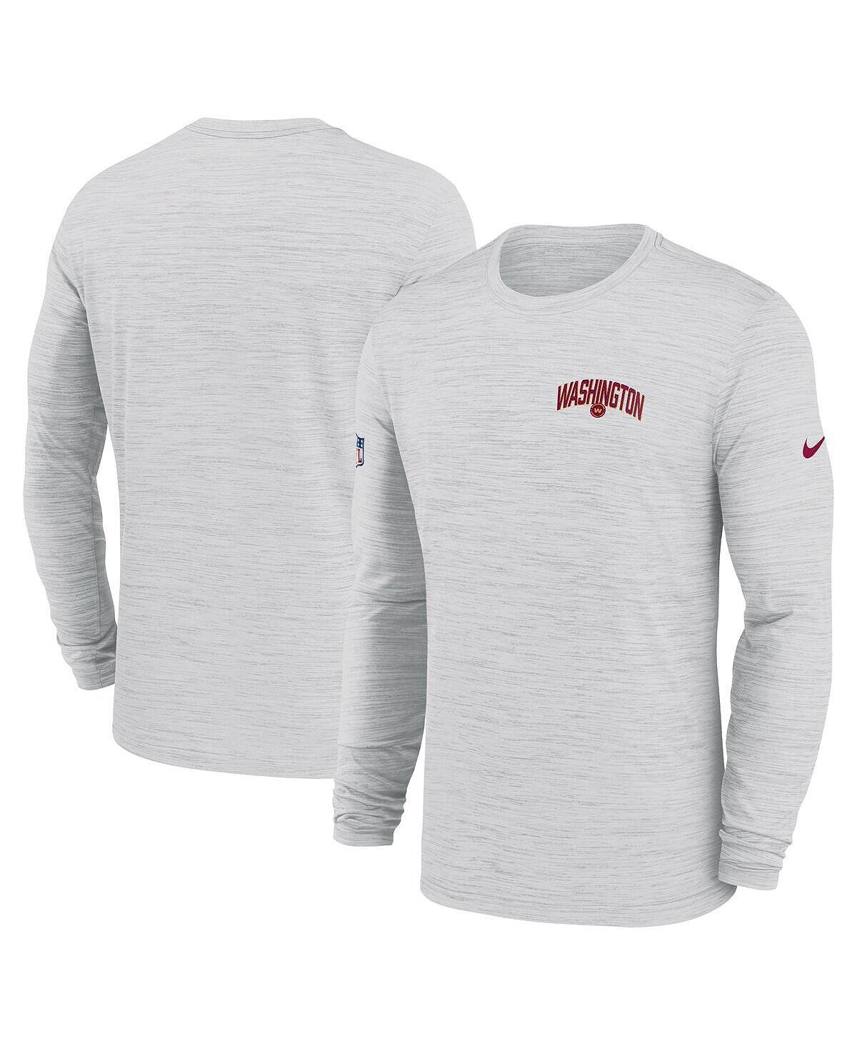 Мужская белая футболка с длинным рукавом washington football team velocity athletic stack performance Nike, белый
Мужская белая футболка с длинным рукавом washington football team velocity athletic stack performance Nike, белый