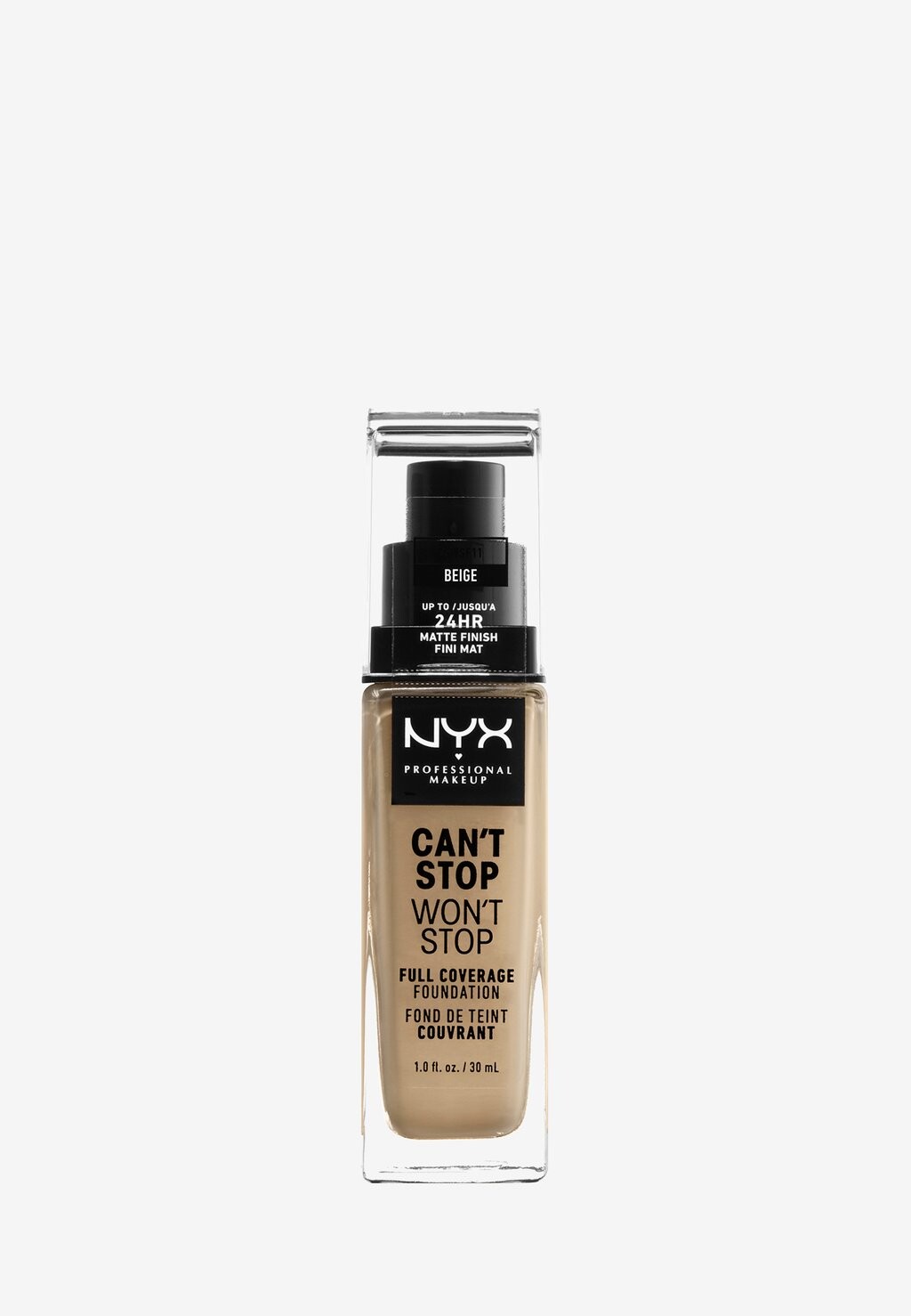Тональный крем Can'T Stop Won'T Stop Foundation Nyx Professional Makeup, цвет 11 beige
Тональный крем Can'T Stop Won'T Stop Foundation Nyx Professional Makeup, цвет 11 beige