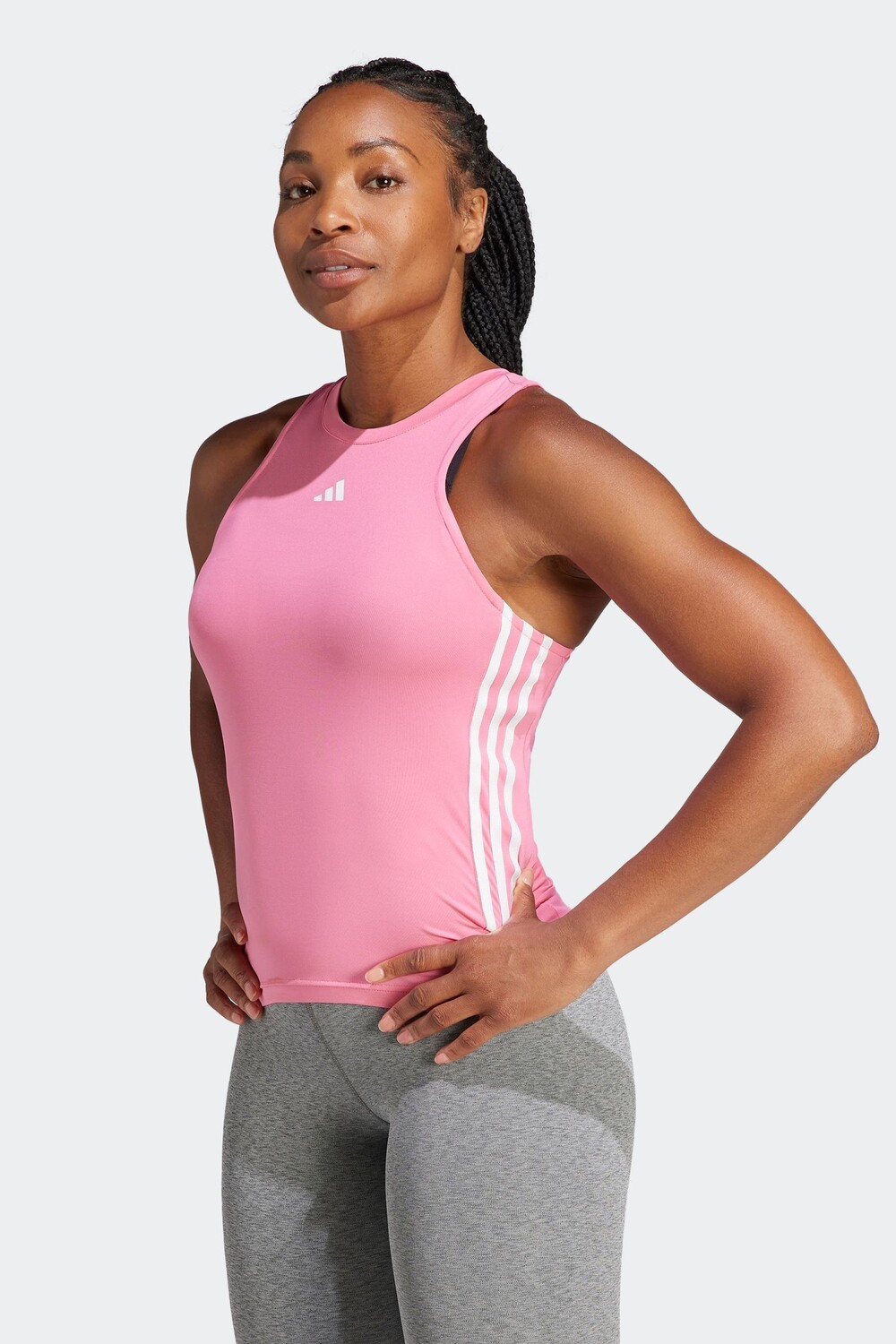 Performance Training Aeroready Train Essentials Топ без рукавов обычного кроя с 3 полосками adidas, розовый
Performance Training Aeroready Train Essentials Топ без рукавов обычного кроя с 3 полосками adidas, розовый