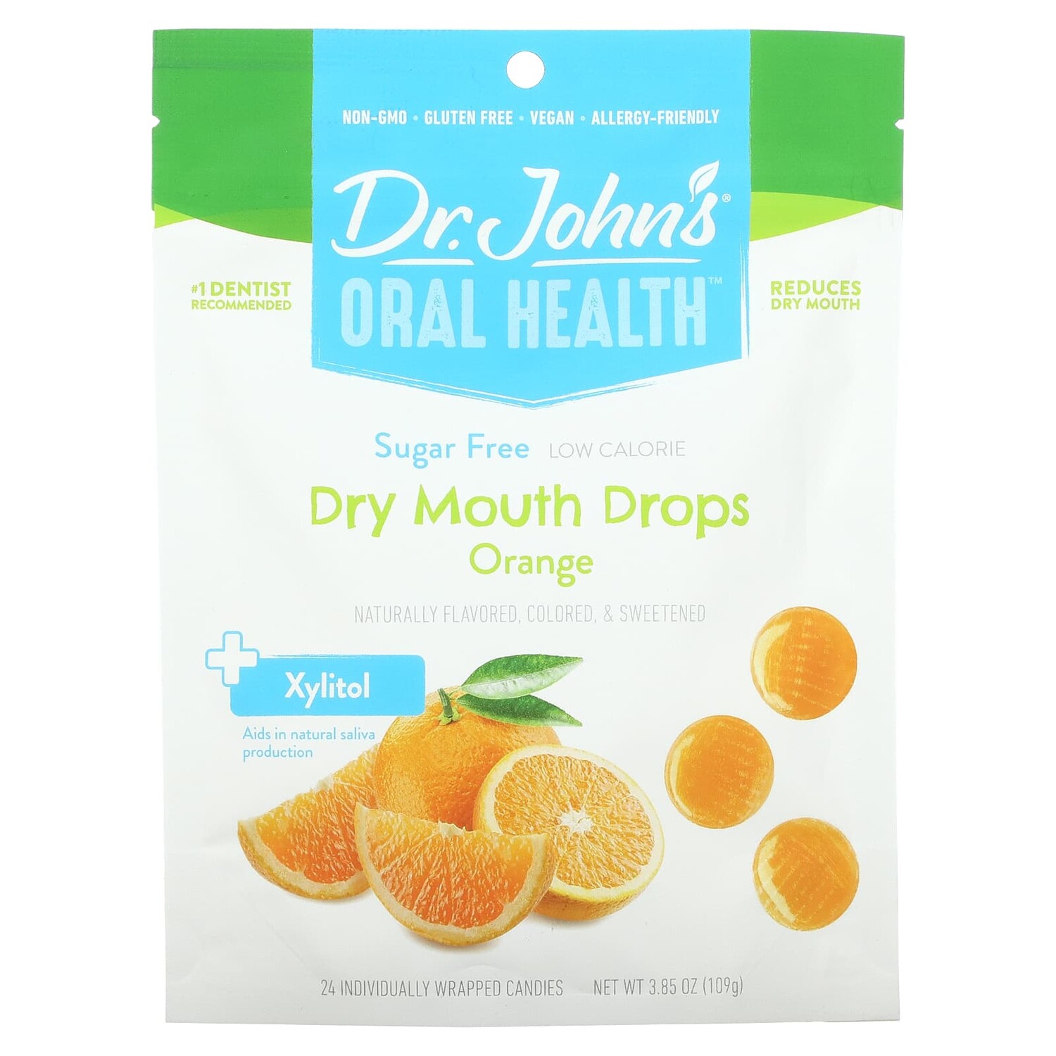 Капли Dr. John's Healthy Sweets от сухости во рту, апельсин, 24 конфеты в индивидуальной упаковке
Капли Dr. John's Healthy Sweets от сухости во рту, апельсин, 24 конфеты в индивидуальной упаковке