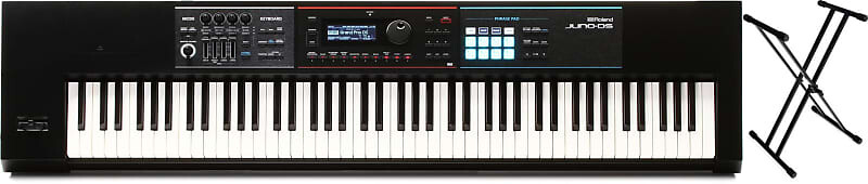 Roland JUNO-DS88 88-клавишный синтезатор в комплекте с Gator Frameworks GFW-KEY-2000X Deluxe X-Style Keyboard Stand Roland + Gator Frameworks JUNO-DS88=1 GFW-KEY-2000X=1
Roland JUNO-DS88 88-клавишный синтезатор в комплекте с Gator Frameworks GFW-KEY-2000X Deluxe X-Style Keyboard Stand Roland + Gator Frameworks JUNO-DS88=1 GFW-KEY-2000X=1