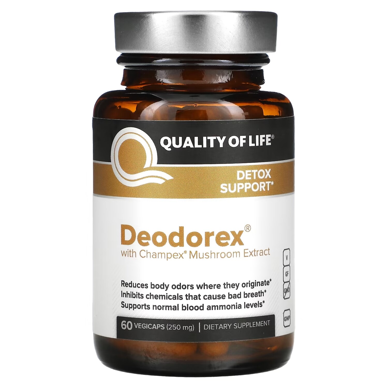 Дезодорекс с Экстрактом Грибов Quality of Life Labs Champex, 60 вегетарианских капсул
Дезодорекс с Экстрактом Грибов Quality of Life Labs Champex, 60 вегетарианских капсул