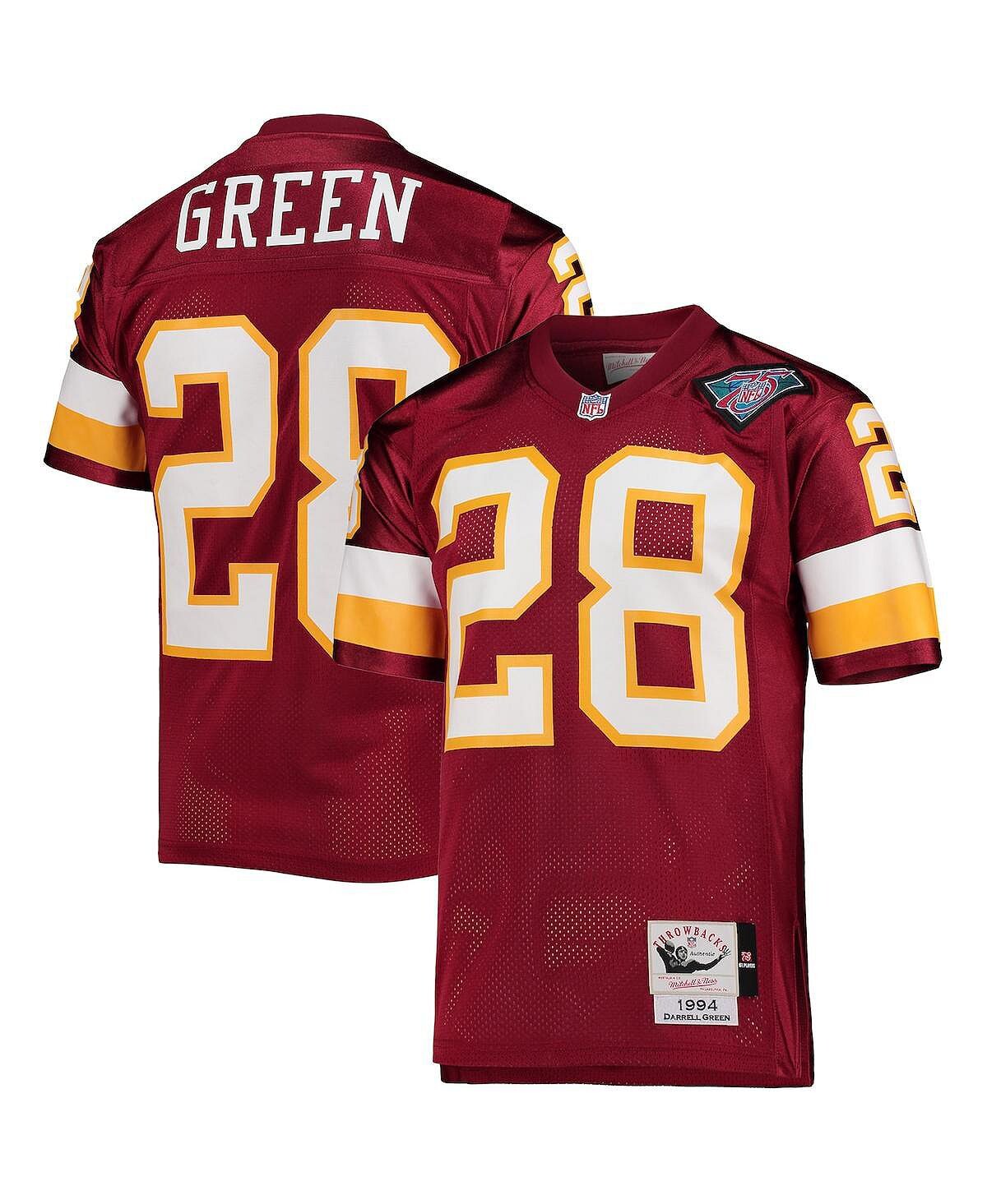 Мужская футболка darrell green burgundy washington football team 1994, подлинная, для пенсионера Mitchell & Ness
Мужская футболка darrell green burgundy washington football team 1994, подлинная, для пенсионера Mitchell & Ness
