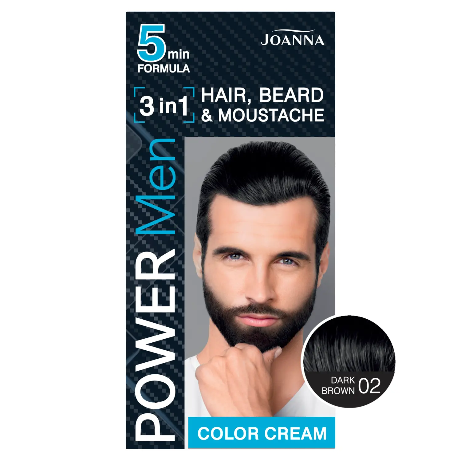 Joanna Power Men Color краска для волос, бороды и усов 02 темно-коричневый, 1 упаковка
Joanna Power Men Color краска для волос, бороды и усов 02 темно-коричневый, 1 упаковка