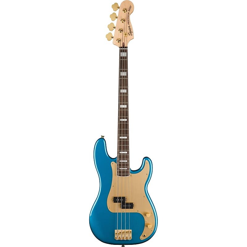 Прецизионная электрическая бас-гитара Squier 40th Anniversary Gold Edition, синий цвет Лейк-Плэсид Squier 40th Anniversary Gold Edition Precision Electric Bass
Прецизионная электрическая бас-гитара Squier 40th Anniversary Gold Edition, синий цвет Лейк-Плэсид Squier 40th Anniversary Gold Edition Precision Electric Bass