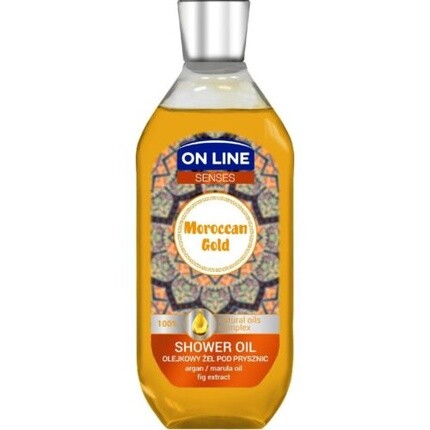Гель для душа On Line Senses с марокканским золотым маслом, 500 мл, Forte Sweeden
Гель для душа On Line Senses с марокканским золотым маслом, 500 мл, Forte Sweeden