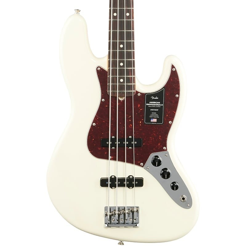 Fender American Pro II Jazz Bass, накладка на гриф из палисандра (с футляром), олимпийский белый 193970705
Fender American Pro II Jazz Bass, накладка на гриф из палисандра (с футляром), олимпийский белый 193970705
