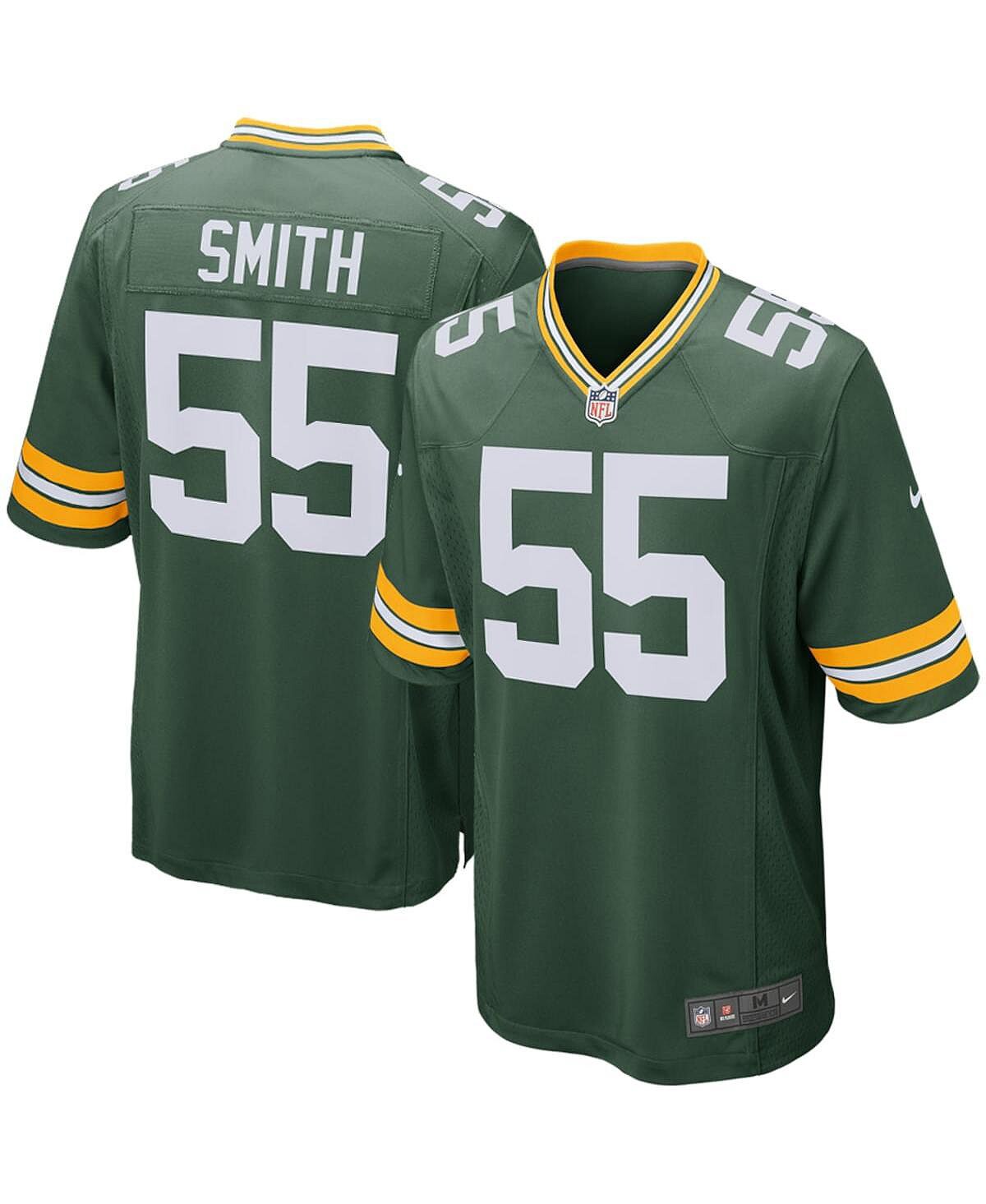 Мужская футболка za'darius smith green green bay packers game player Nike, зеленый
Мужская футболка za'darius smith green green bay packers game player Nike, зеленый
