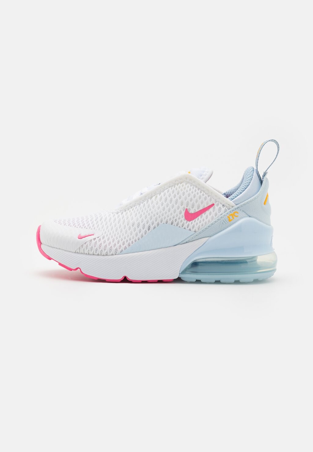 Кроссовки Air Max 270 Unisex Nike, белый/розовый/голубой оттенок/светло-арсенальный синий
Кроссовки Air Max 270 Unisex Nike, белый/розовый/голубой оттенок/светло-арсенальный синий