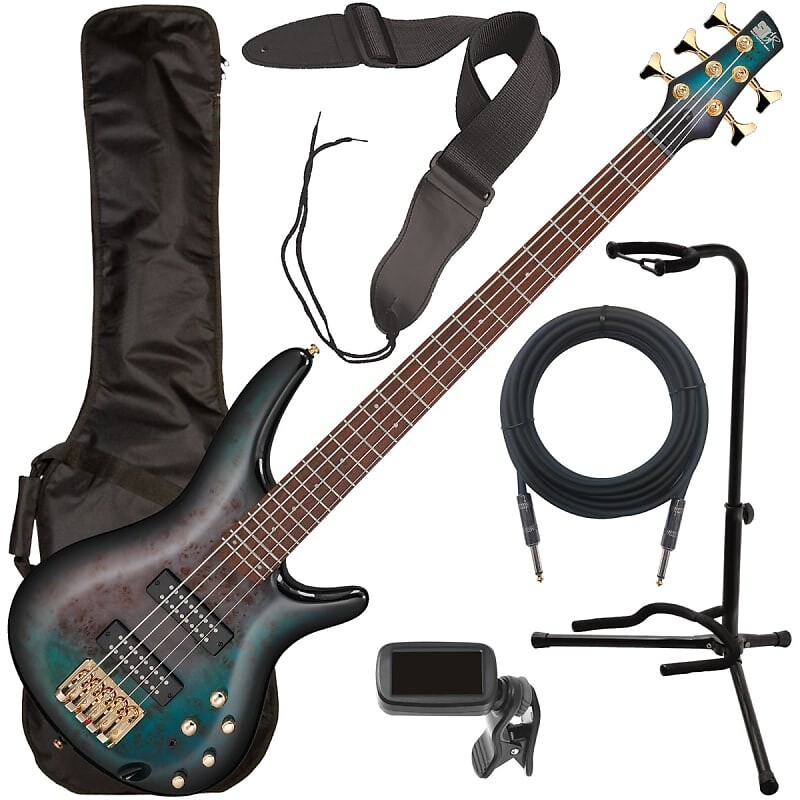 Ibanez SR405EPBDX 5-струнная бас-гитара - Jatoba, Tropical Seafloor Burst BASS ESSENTIALS BUNDLE
Ibanez SR405EPBDX 5-струнная бас-гитара - Jatoba, Tropical Seafloor Burst BASS ESSENTIALS BUNDLE