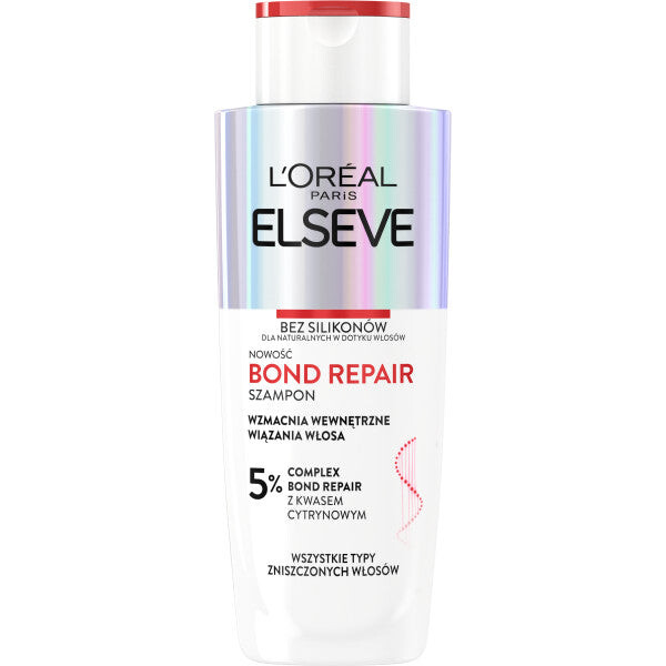 L'Oreal Paris Elseve Bond Repair Шампунь укрепляющий внутренние связи волос 200мл
L'Oreal Paris Elseve Bond Repair Шампунь укрепляющий внутренние связи волос 200мл