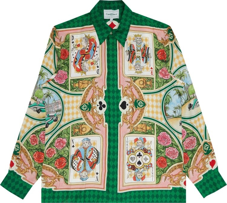 Рубашка Pre-Owned Casablanca Printed Silk Twill Shirt 'Le Jardin Des Cartes', зеленый
Рубашка Pre-Owned Casablanca Printed Silk Twill Shirt 'Le Jardin Des Cartes', зеленый