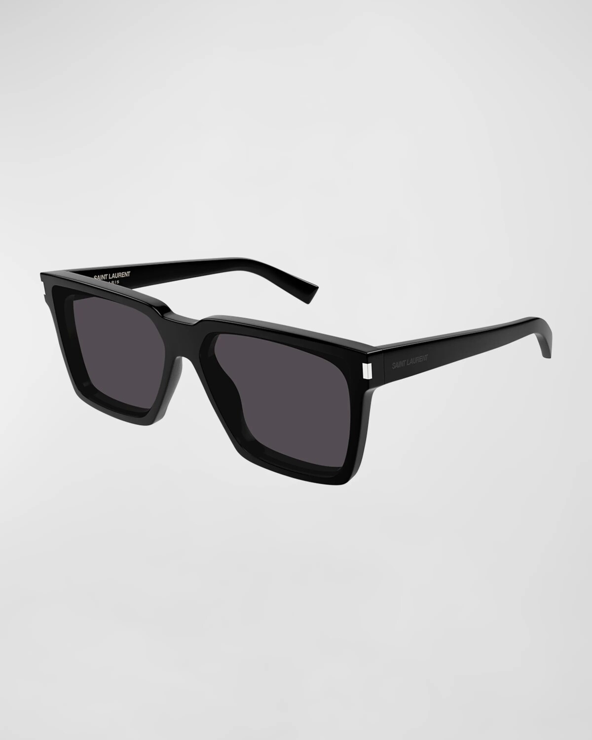 Прямоугольные солнцезащитные очки из ацетата с логотипом Saint Laurent, цвет Shiny Solid Black
Прямоугольные солнцезащитные очки из ацетата с логотипом Saint Laurent, цвет Shiny Solid Black