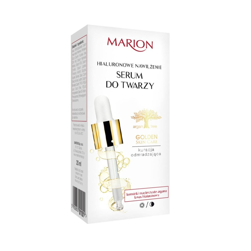 Marion Golden Skin Care Hyaluronic Увлажняющая сыворотка для лица на день и ночь 20мл
Marion Golden Skin Care Hyaluronic Увлажняющая сыворотка для лица на день и ночь 20мл