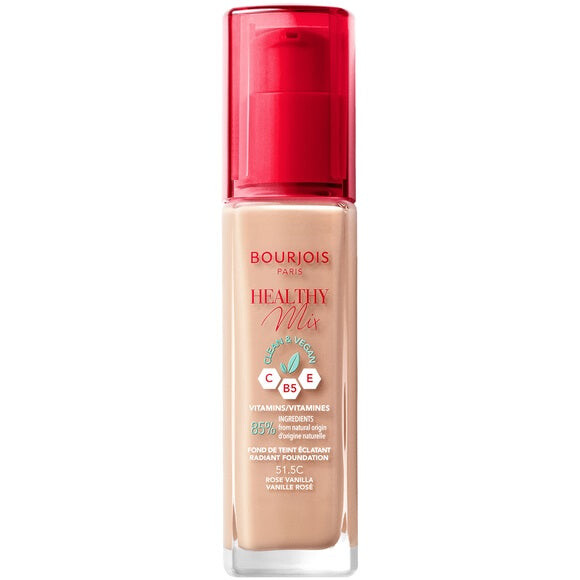 Bourjois Healthy Mix Clean веганская осветляющая тональная основа 51,5 Роза Ваниль 30мл
Bourjois Healthy Mix Clean веганская осветляющая тональная основа 51,5 Роза Ваниль 30мл