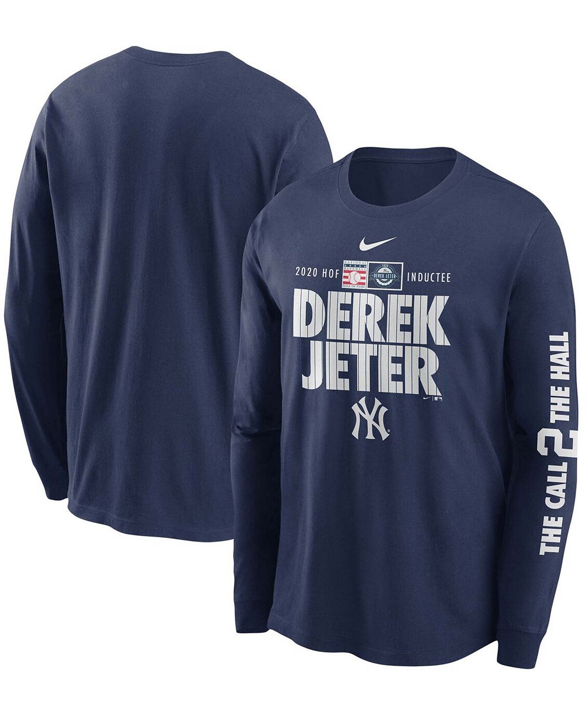 Мужская темно-синяя футболка с длинным рукавом Derek Jeter New York Yankees MLB 2020, призывник Зала славы The Call 2 The Hall Nike, Синий
Мужская темно-синяя футболка с длинным рукавом Derek Jeter New York Yankees MLB 2020, призывник Зала славы The Call 2 The Hall Nike, Синий