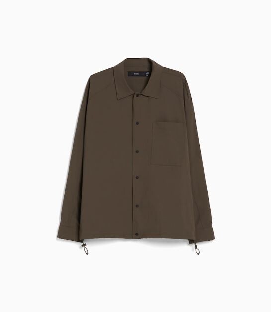 Рубашка с длинными рукавами оверсайз Bershka Long Sleeve Technical Parachute, коричневый
Рубашка с длинными рукавами оверсайз Bershka Long Sleeve Technical Parachute, коричневый