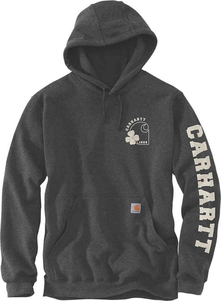 Толстовка свободного покроя средней плотности с изображением трилистника Carhartt, черный/бежевый
Толстовка свободного покроя средней плотности с изображением трилистника Carhartt, черный/бежевый