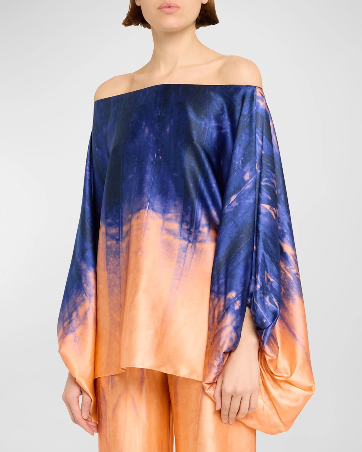Блузка с открытыми плечами Tie-Dye Bellagio Silvia Tcherassi, цвет Mediterranean Coral Blue
Блузка с открытыми плечами Tie-Dye Bellagio Silvia Tcherassi, цвет Mediterranean Coral Blue