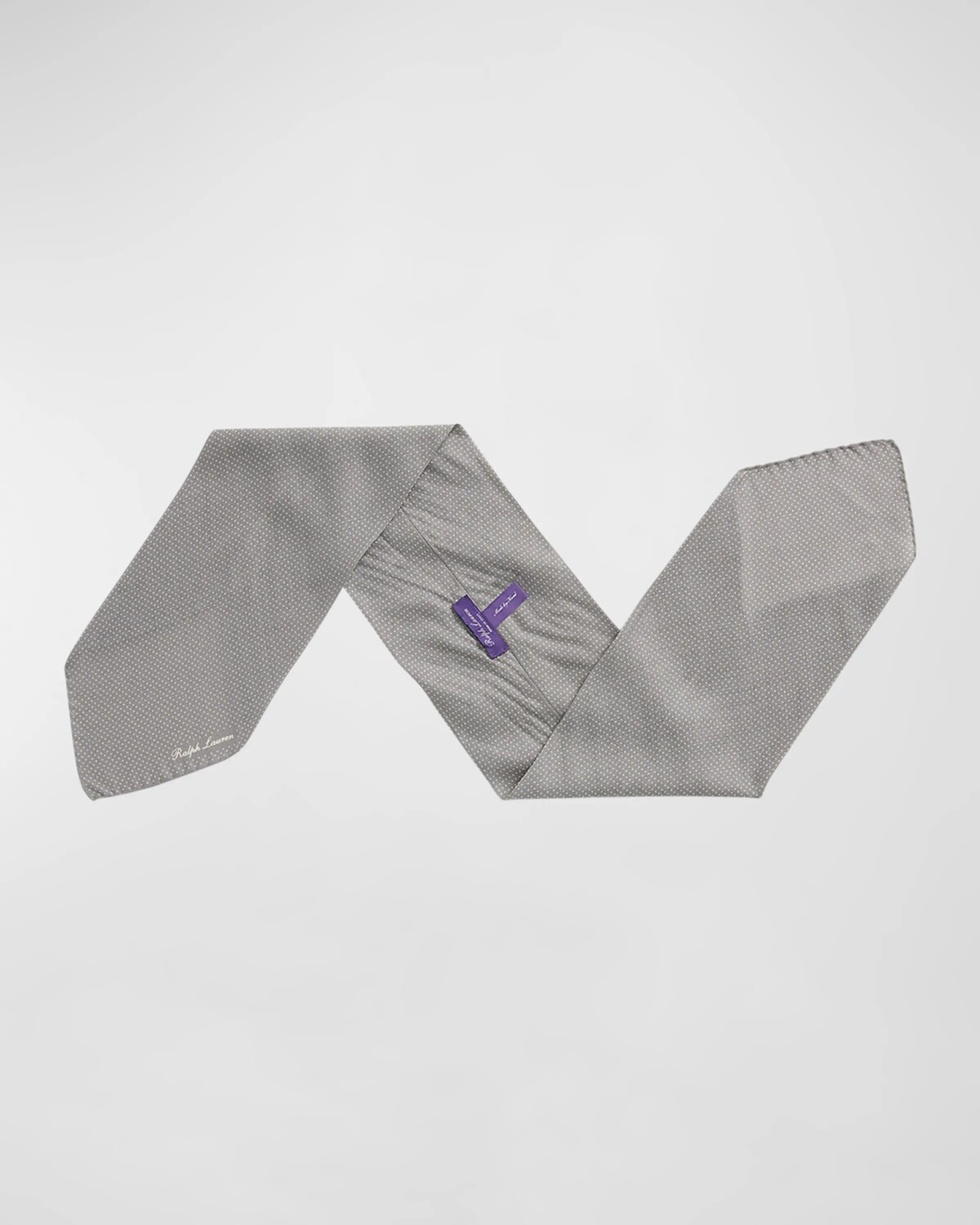 Мужской шейный платок из кашемира и шелка в горошек Ralph Lauren Purple Label, серый
Мужской шейный платок из кашемира и шелка в горошек Ralph Lauren Purple Label, серый