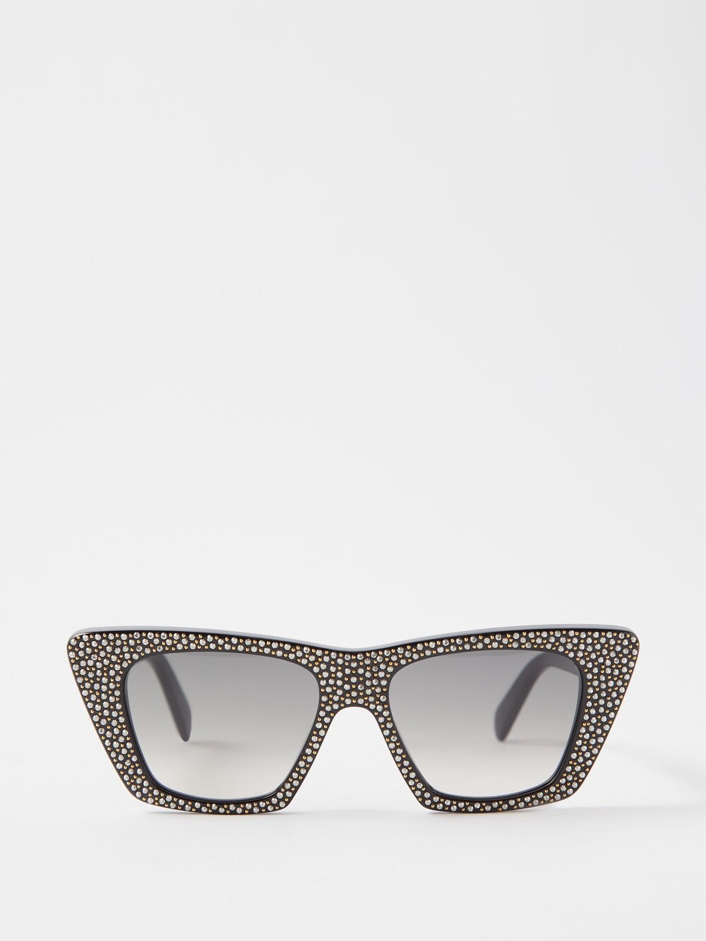 Солнцезащитные очки «кошачий глаз» из ацетата с кристаллами Celine Eyewear, черный
Солнцезащитные очки «кошачий глаз» из ацетата с кристаллами Celine Eyewear, черный