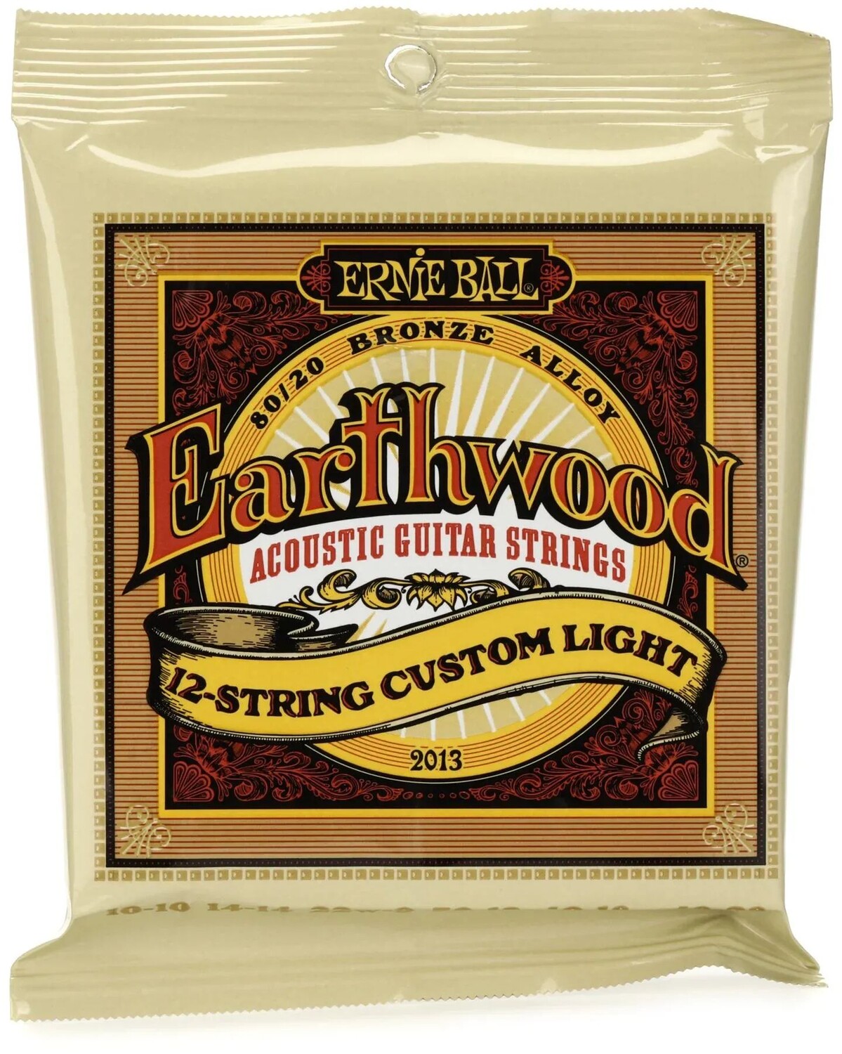 Струны для акустической гитары Ernie Ball 2013 Earthwood 80/20 Bronze — .010-.048 Custom Light, 12-струнная
Струны для акустической гитары Ernie Ball 2013 Earthwood 80/20 Bronze — .010-.048 Custom Light, 12-струнная