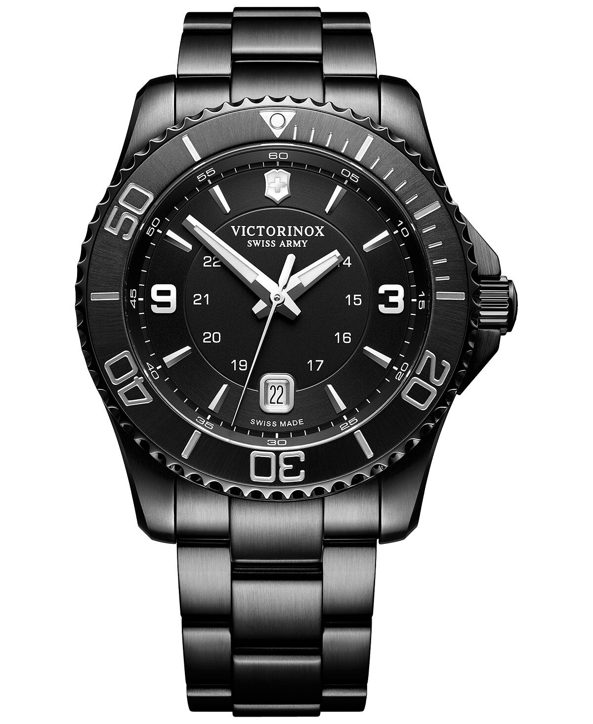 Мужские часы Swiss Maverick Black Edition с черным браслетом из нержавеющей стали с PVD-покрытием, 43 мм Victorinox
Мужские часы Swiss Maverick Black Edition с черным браслетом из нержавеющей стали с PVD-покрытием, 43 мм Victorinox