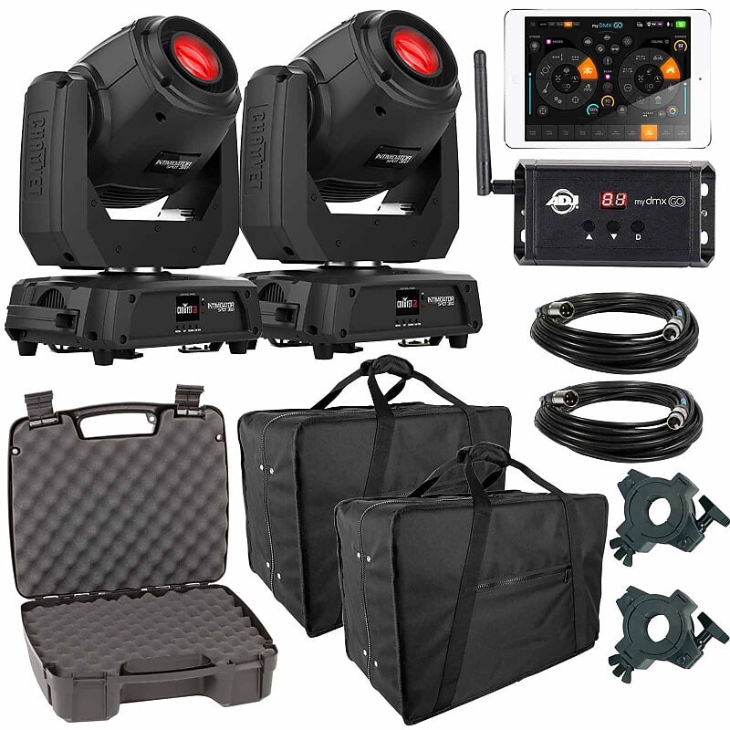 Светильник Chauvet 2 Chauvet Intimidator Spot 360X Black DJ Moving Head Light w Soft Case + myDMX Go
Светильник Chauvet 2 Chauvet Intimidator Spot 360X Black DJ Moving Head Light w Soft Case + myDMX Go