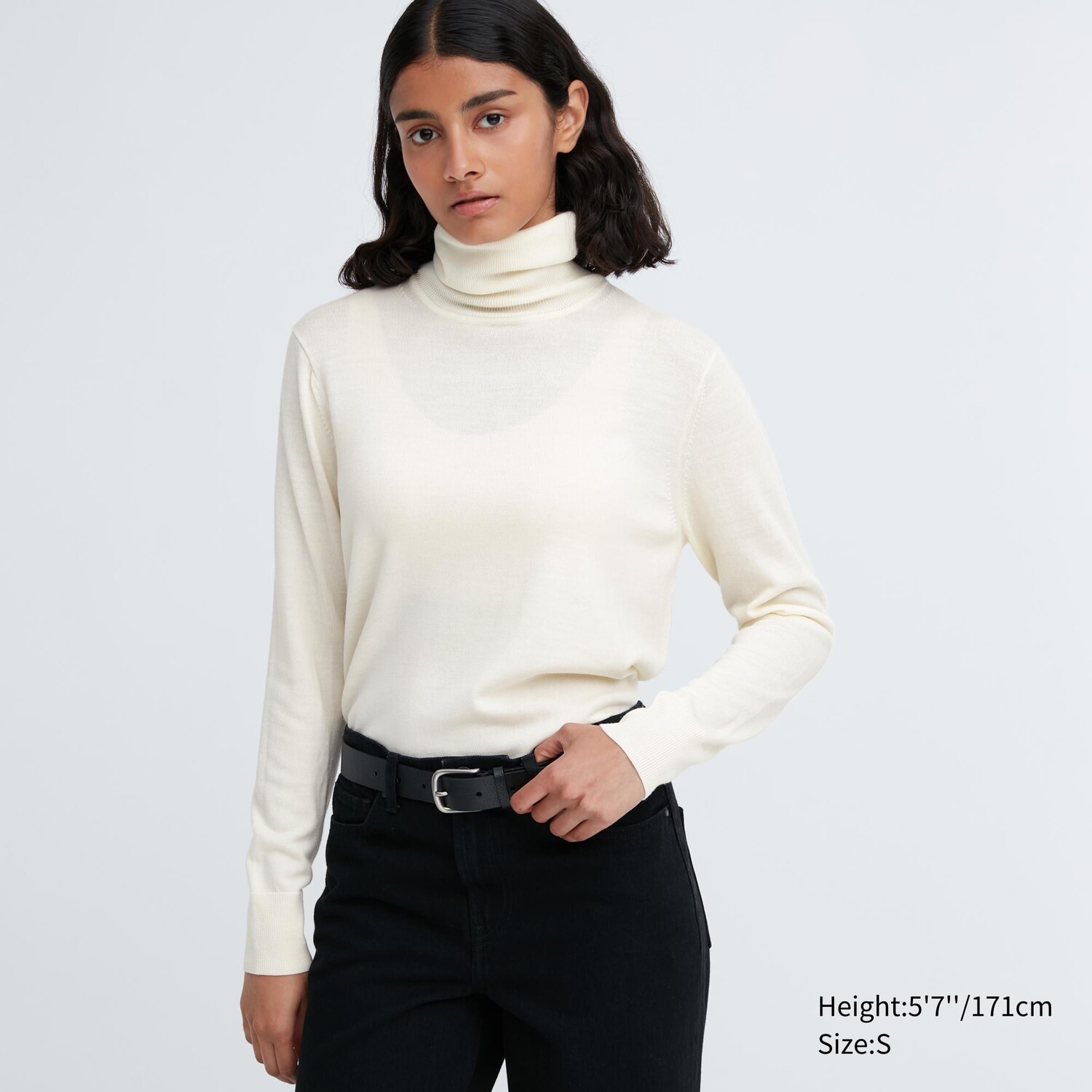 Джемпер с высоким воротником из 100% очень тонкой шерсти мериноса Uniqlo, кремовый, Бежевый
Джемпер с высоким воротником из 100% очень тонкой шерсти мериноса Uniqlo, кремовый, Бежевый
