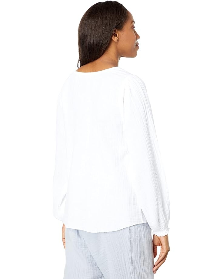 Топ Mod-o-doc Double Layer Gauze Long Sleeve Scoop Neck Top, белый
Топ Mod-o-doc Double Layer Gauze Long Sleeve Scoop Neck Top, белый