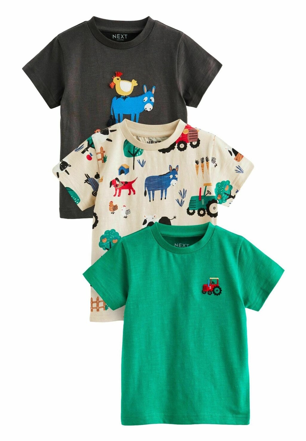 Футболка с принтом SHORT SLEEVE CHARACTER 3 PACK STANDARD Next, цвет green grey farm
Футболка с принтом SHORT SLEEVE CHARACTER 3 PACK STANDARD Next, цвет green grey farm