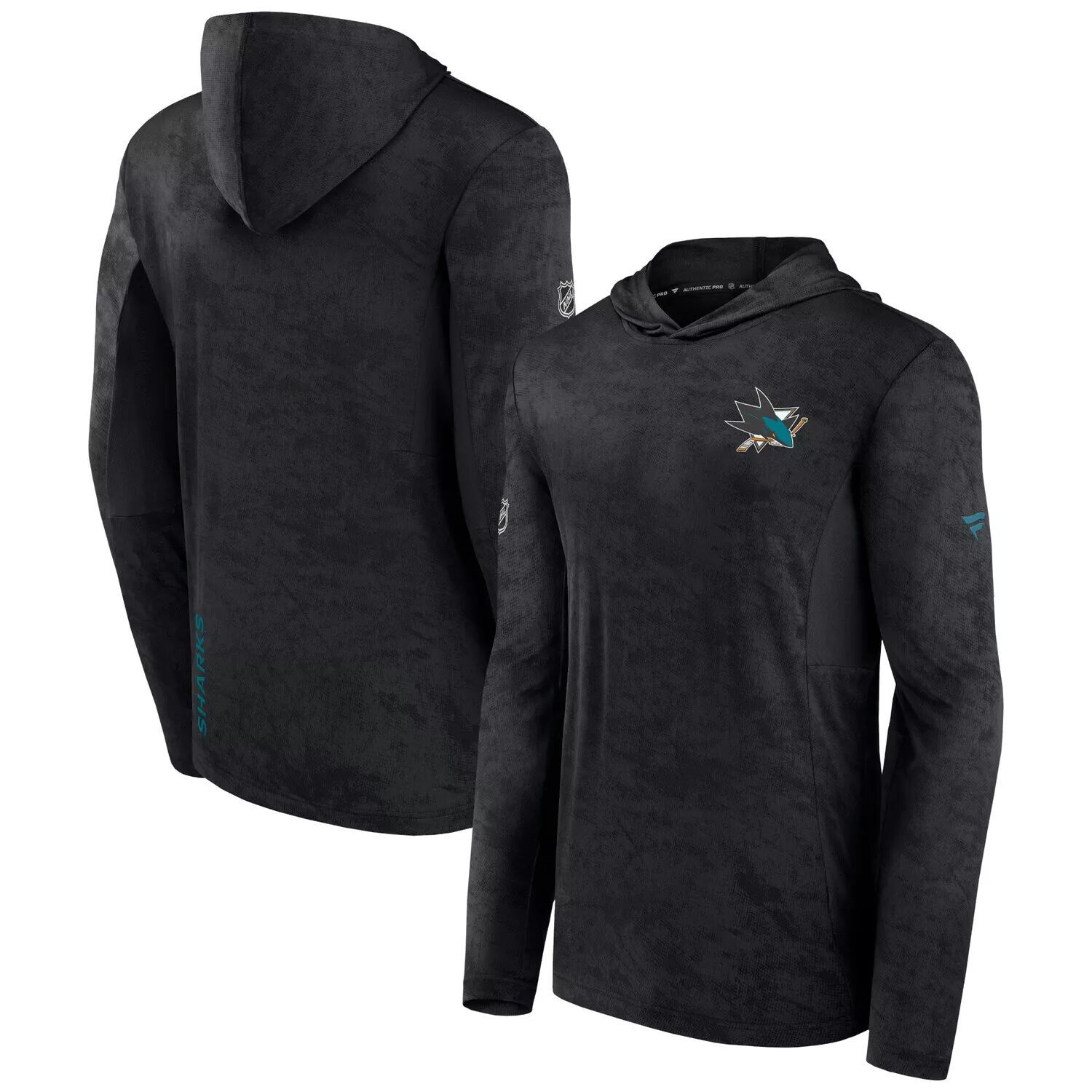 Мужской фирменный черный пуловер с капюшоном San Jose Sharks Authentic Pro Rink Camo Fanatics
Мужской фирменный черный пуловер с капюшоном San Jose Sharks Authentic Pro Rink Camo Fanatics
