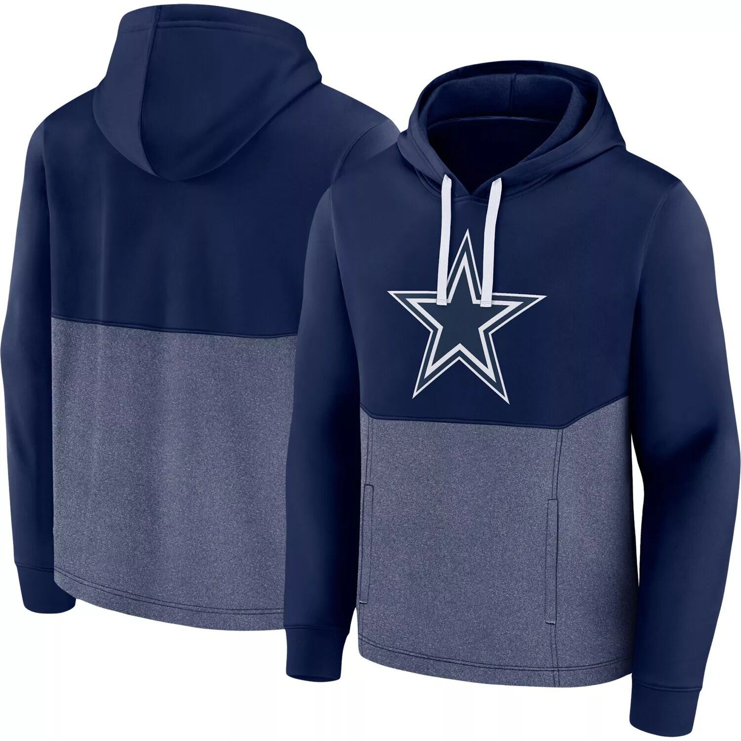 Мужской фирменный темно-синий пуловер с капюшоном Dallas Cowboys Winter Camp Fanatics
Мужской фирменный темно-синий пуловер с капюшоном Dallas Cowboys Winter Camp Fanatics
