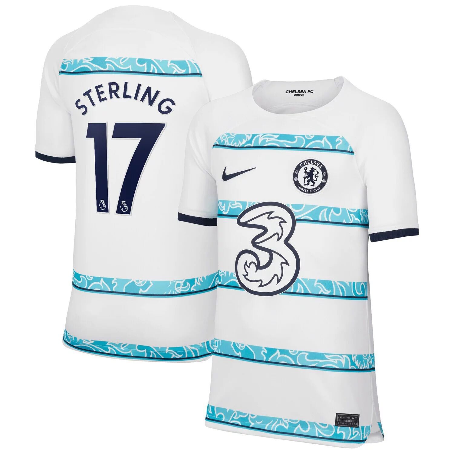 Молодежный Nike Raheem Sterling White Chelsea 2022/23 Реплика игрока на стадионе Breathe Stadium 2022/23 Nike
Молодежный Nike Raheem Sterling White Chelsea 2022/23 Реплика игрока на стадионе Breathe Stadium 2022/23 Nike
