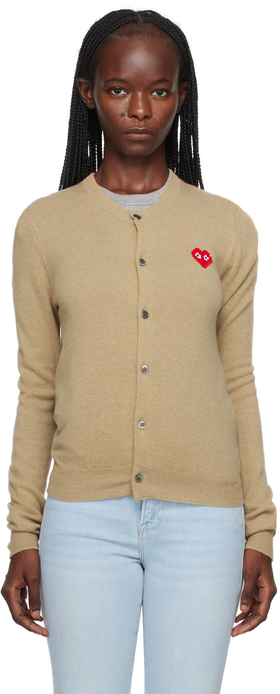 COMME des GARCONS PLAY Светло-коричневый кардиган Invader Edition Comme des Garçons
COMME des GARCONS PLAY Светло-коричневый кардиган Invader Edition Comme des Garçons