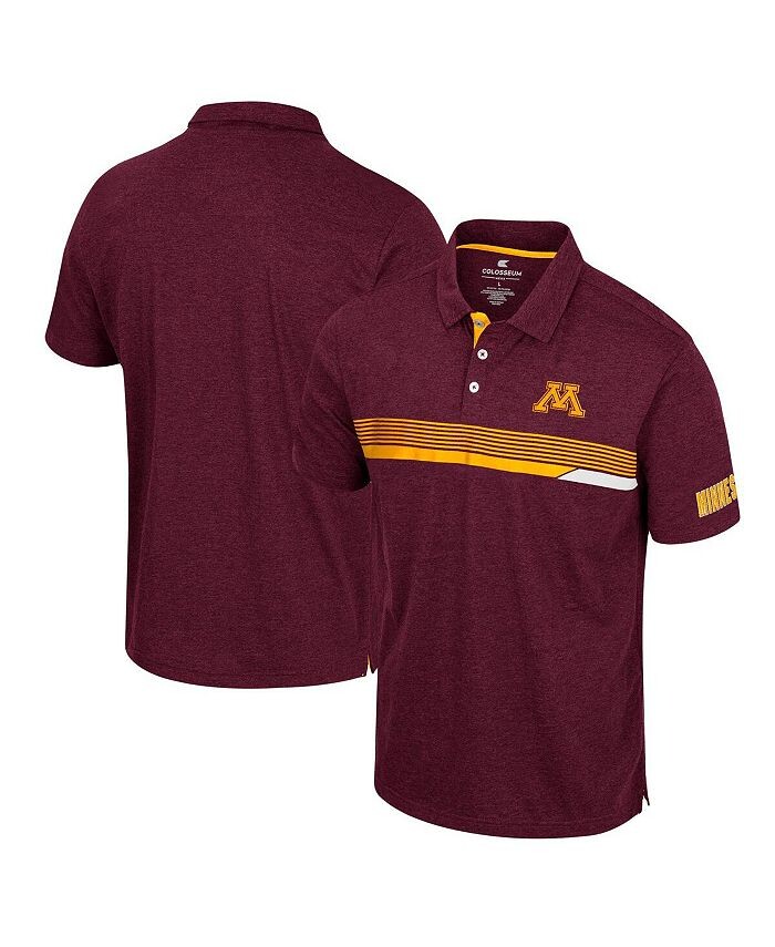 Мужская темно-бордовая рубашка-поло Minnesota Golden Gophers No Issueo Colosseum, красный
Мужская темно-бордовая рубашка-поло Minnesota Golden Gophers No Issueo Colosseum, красный