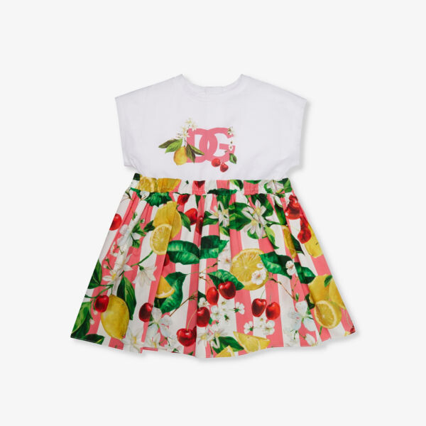 Платье из хлопкового трикотажа с графическим принтом 6-30 месяцев Dolce & Gabbana, цвет combined colour
Платье из хлопкового трикотажа с графическим принтом 6-30 месяцев Dolce & Gabbana, цвет combined colour