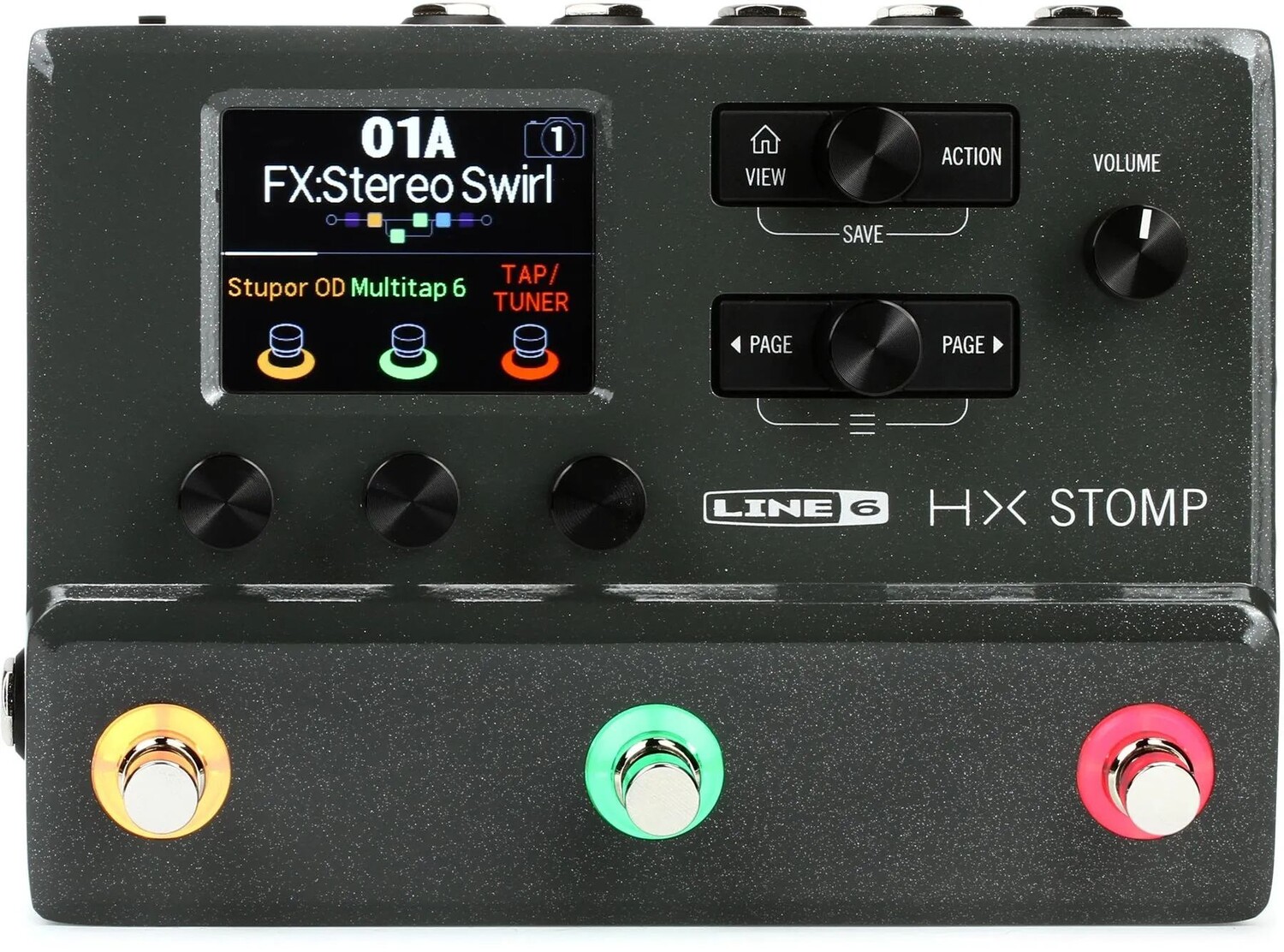 Гитарный мультиэффектный напольный процессор Line 6 HX Stomp — космический серый — эксклюзивно для Sweetwater
Гитарный мультиэффектный напольный процессор Line 6 HX Stomp — космический серый — эксклюзивно для Sweetwater