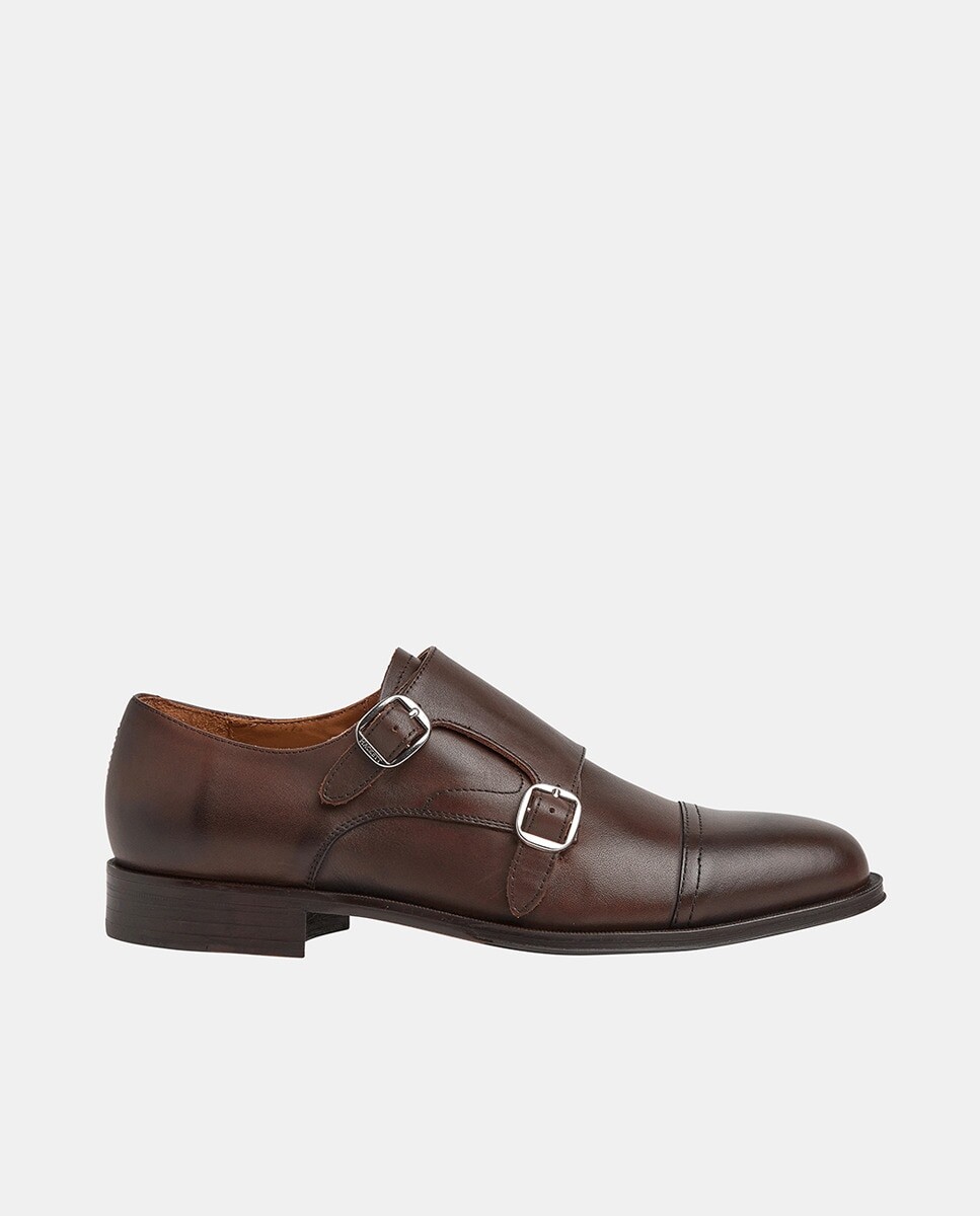 Мужские кожаные туфли Bluchers с прямым мыском и двойной пряжкой Hackett, темно коричневый
Мужские кожаные туфли Bluchers с прямым мыском и двойной пряжкой Hackett, темно коричневый