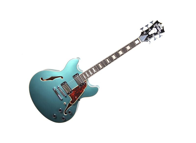 Электрогитара D'Angelico Premier DC DAPDCOTCSCB Double Cutaway Semi Hollow Electric Guitar 2022 Ocean Turquoise 
Электрогитара D'Angelico Premier DC DAPDCOTCSCB Double Cutaway Semi Hollow Electric Guitar 2022 Ocean Turquoise