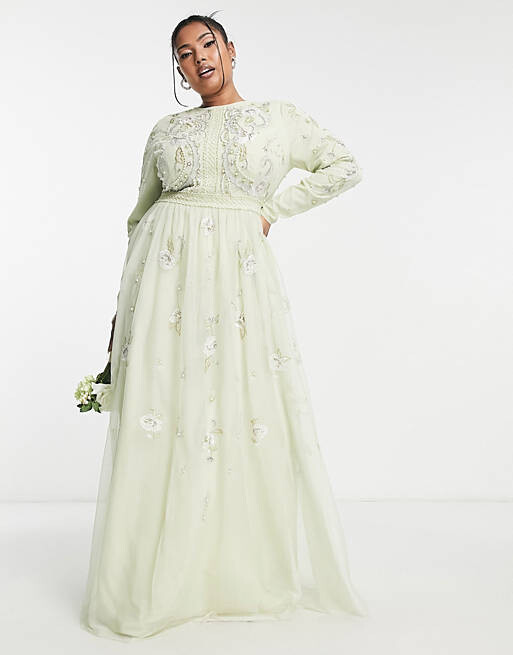 Платье макси с длинными рукавами и цветочной вышивкой ASOS DESIGN Curve Bridesmaid цвета шалфея
Платье макси с длинными рукавами и цветочной вышивкой ASOS DESIGN Curve Bridesmaid цвета шалфея