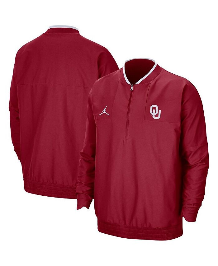 Мужская брендовая куртка Crimson Oklahoma Early 2021 Coach с молнией до половины Jordan, красный
Мужская брендовая куртка Crimson Oklahoma Early 2021 Coach с молнией до половины Jordan, красный