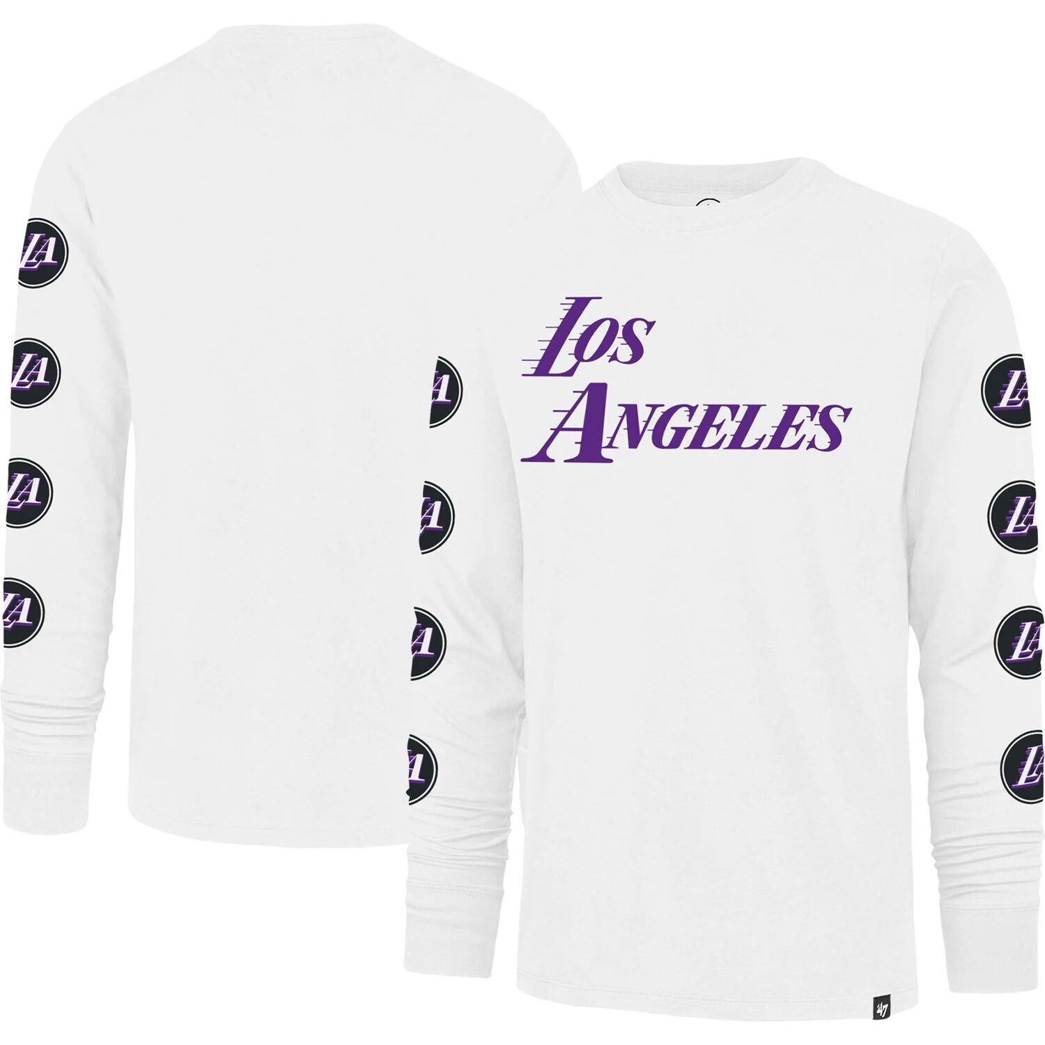 Мужская белая футболка с длинным рукавом '47 Los Angeles Lakers City Edition Downtown Franklin, Белый
Мужская белая футболка с длинным рукавом '47 Los Angeles Lakers City Edition Downtown Franklin, Белый