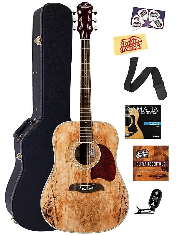 Акустическая гитара Oscar Schmidt OG2SM Spalted Maple Dreadnought Acoustic Guitar w/ Hard Case
Акустическая гитара Oscar Schmidt OG2SM Spalted Maple Dreadnought Acoustic Guitar w/ Hard Case
