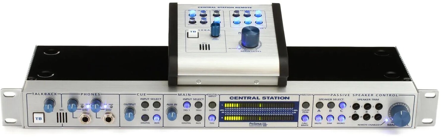 PreSonus Central Station Plus Контроллер монитора для монтажа в стойку с пультом дистанционного управления
PreSonus Central Station Plus Контроллер монитора для монтажа в стойку с пультом дистанционного управления
