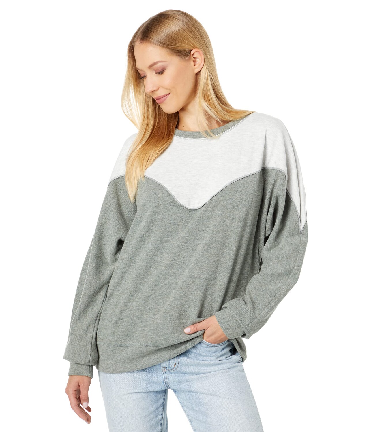 Пуловер Mod-o-doc, Soft-As-Suede Brushed Jersey Color-Blocked Long Sleeve Crew Neck Sweatshirt, Серый
Пуловер Mod-o-doc, Soft-As-Suede Brushed Jersey Color-Blocked Long Sleeve Crew Neck Sweatshirt, Серый