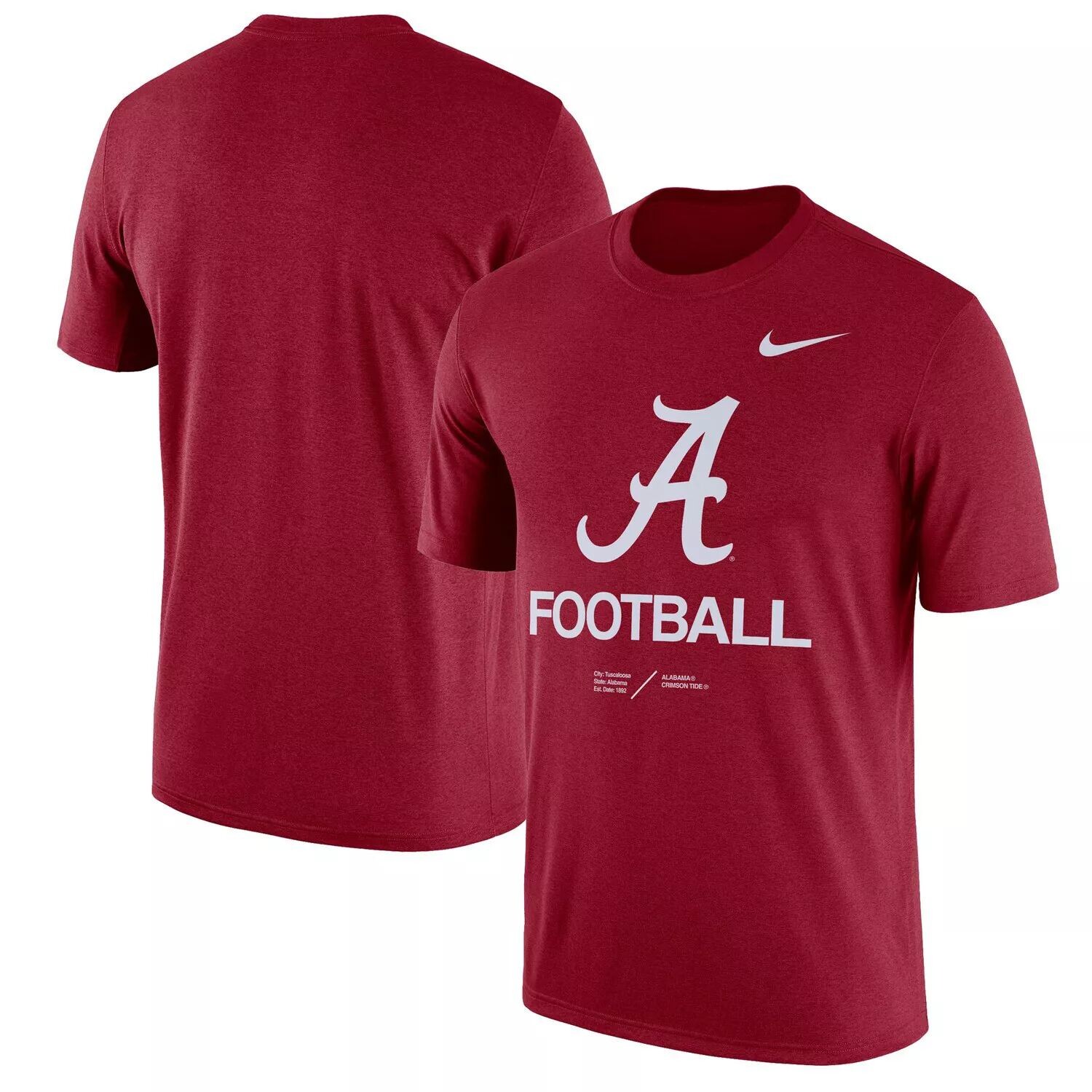 Мужская футболка Nike Heathered Crimson Alabama Crimson Tide Team Football Legend
Мужская футболка Nike Heathered Crimson Alabama Crimson Tide Team Football Legend