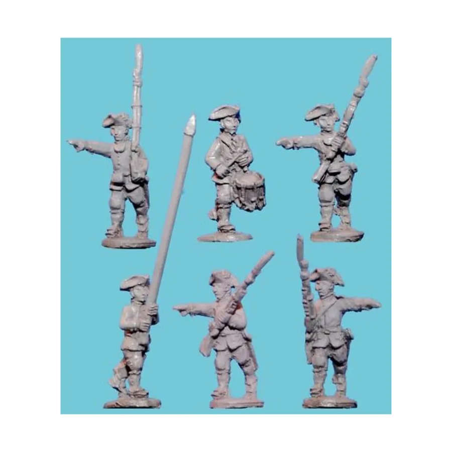 Летняя форма мушкетерского командования, Age of Reason Miniatures - Seven Years War - Russian (15mm) 
Летняя форма мушкетерского командования, Age of Reason Miniatures - Seven Years War - Russian (15mm)